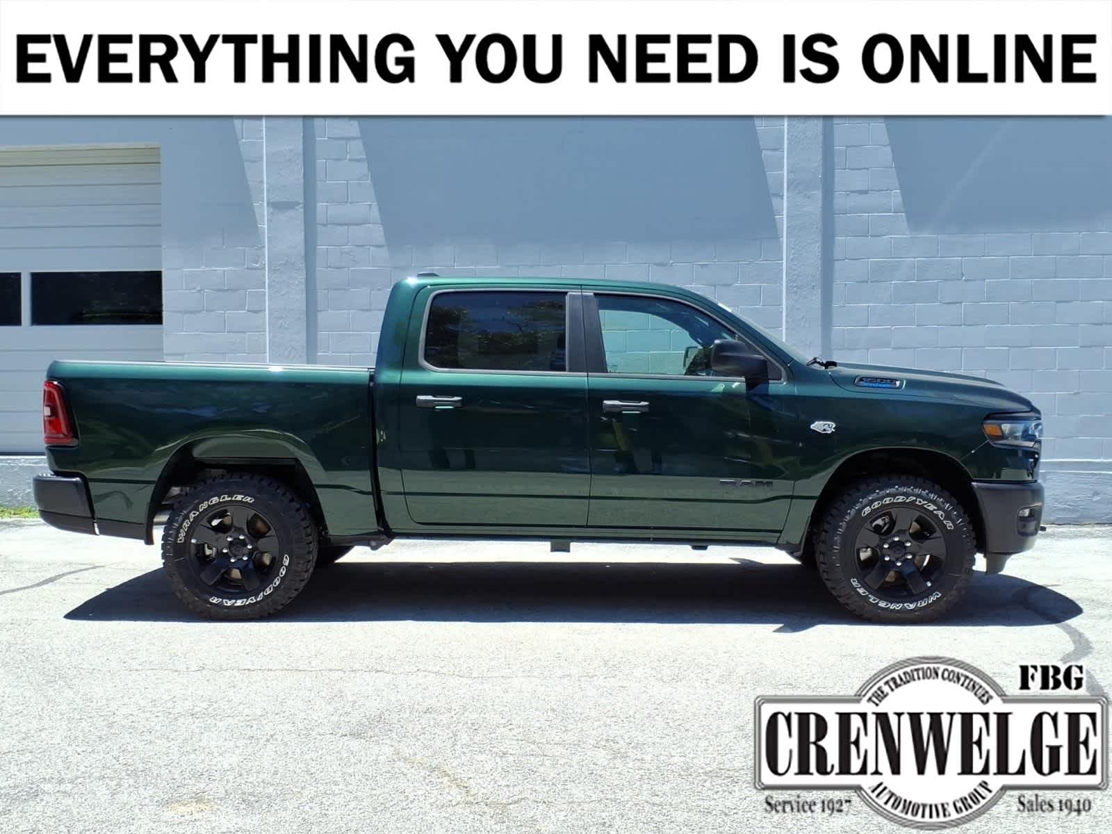 2026 RAM Ram 1500 RAM 1500 WARLOCK CREW CAB 4X4 5'7' BOX