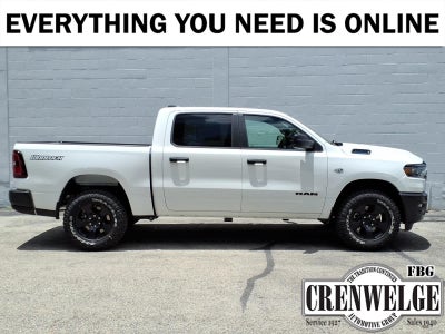 2026 RAM Ram 1500 RAM 1500 WARLOCK CREW CAB 4X4 5'7' BOX